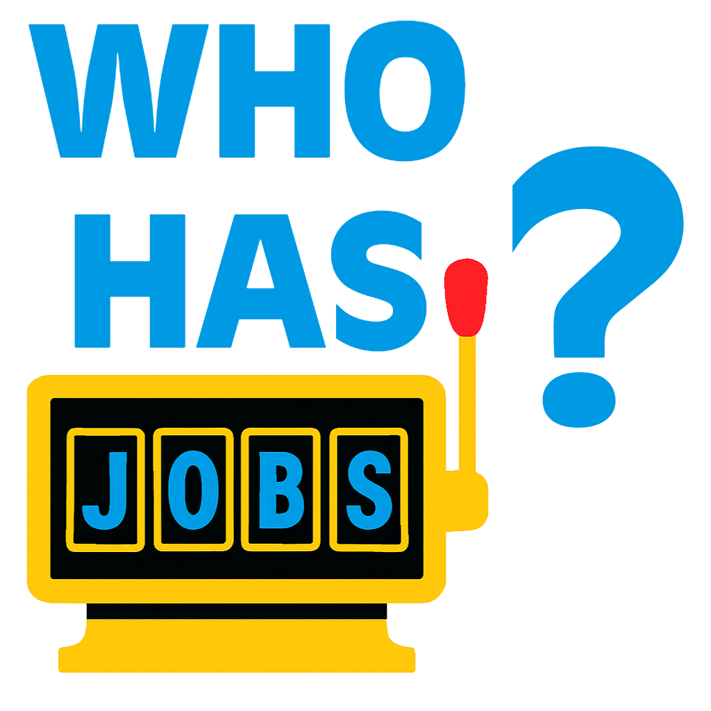 WHO HAS JOBS Logo